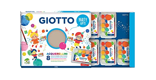 GIOTTO 8 Wasserfarben für Partys, 15 Tabletten von GIOTTO