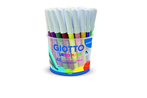 Giotto 5260 00 Turbo Maxi Fasermaler, Mehrfarbig von ZYZYZK
