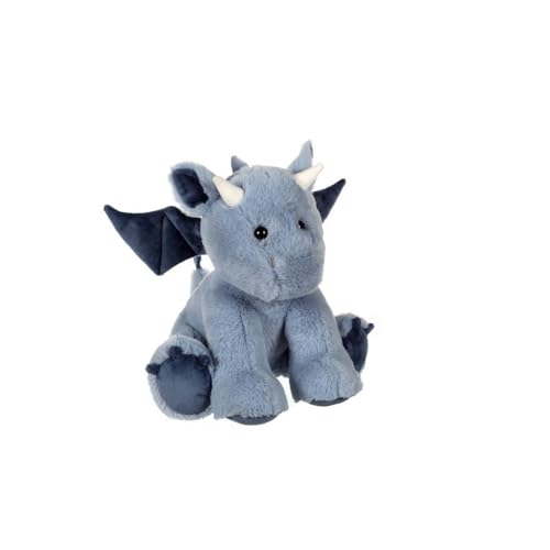 GIPSY - Gispy-Dragon Floppy 30 cm blau Plüsch für Kinder, in 3 Farben - 071536, 071536 von GIPSY