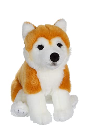 GIPSY TOYS - Sitzender Hund 25 cm Shiba-Hund - Kuscheltier für Kinder - In 8 verschiedenen Modellen erhältlich - 071524 von GIPSY