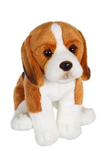 GIPSY TOYS - sitzender Hund 25 cm Beagle - Kuscheltier für Kinder - in 8 verschiedenen Modellen erhältlich - 071526 von GIPSY