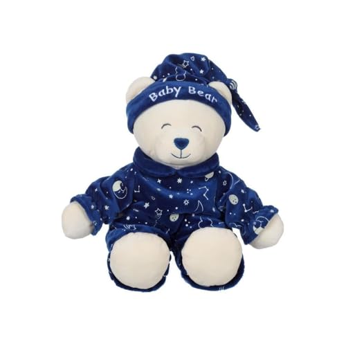 GIPSY - Gispy-Baby Bear Glow in The Dark-Plüsch für Kinder, Brille in der Nacht-056175, 056175 von GIPSY