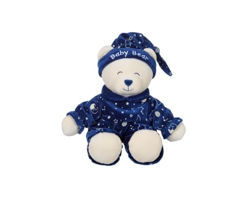 GIPSY - Gispy-Baby Bear Glow in The Dark-Plüsch für Kinder, Brille in der Nacht-056175, 056175 von GIPSY