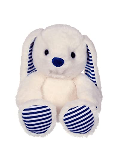 GIPSY Toys 071596 Plüschtier Maritimes 15 cm Hase, cremefarben, Blaue Streifen von GIPSY