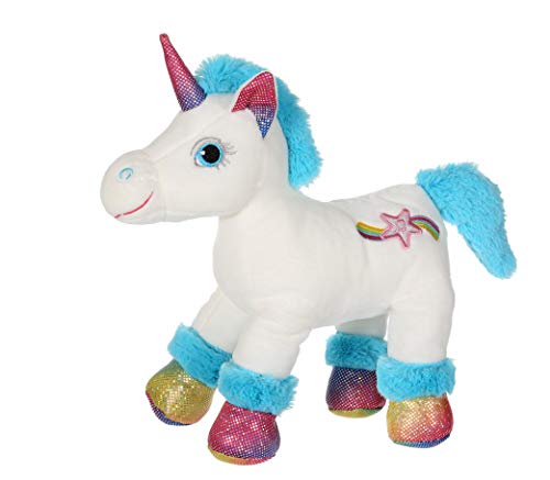 Gipsy Lica Bella Einhorn Plüsch 70855, weiß/blau, 20 cm von GIPSY