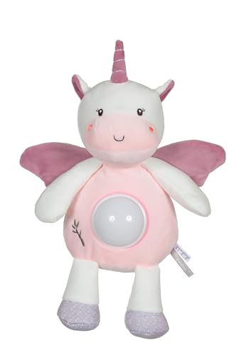 Gipsy Toys – Einhorn – Nachtlicht – Plüsch – Serie Bamboo – 26 cm S/Karte – Rosa – 1. Alter von GIPSY