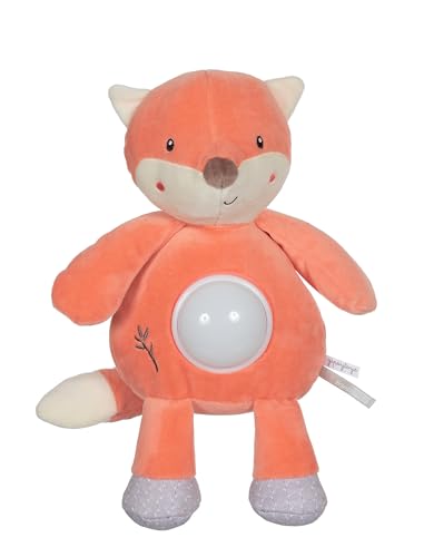 Gipsy Toys – Fuchs – Nachtlicht – Plüschtier – Serie Bamboo – 26 cm S/Karte – Orange – 1. Alter von GIPSY