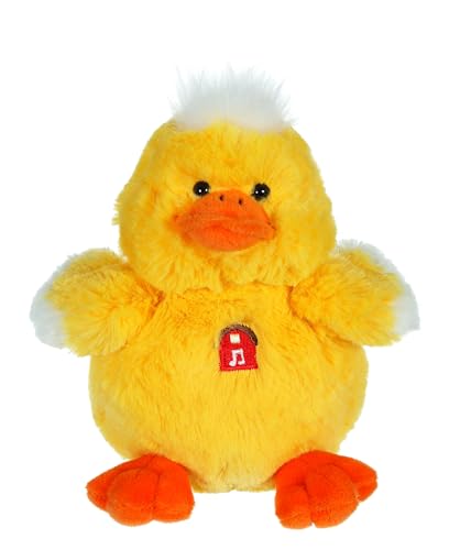 Gipsy Toys – Orange Ente mit Sound – Die Pakidoos – 15 cm – Perfekter Begleiter für Ostern von GIPSY