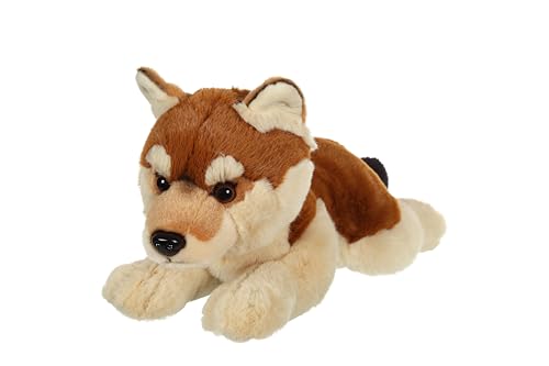 Gipsy Toys – Plüschtier Wolf Verbreiterung Braun & Beige – 25 cm von GIPSY