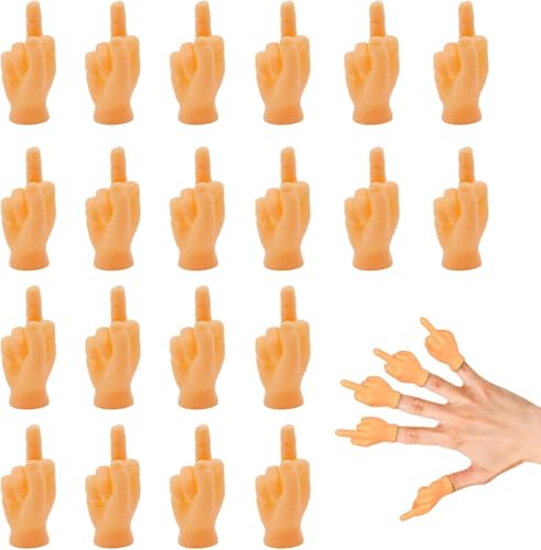 GIUSOBG Tiny Hands Mittelfinger Puppets 20 Stück Mittelfinger Puppets Fingerpuppen Mini Hände Mittelfinger Tiny Hands Mini Finger für Zaubertricks Haustiere Weihnachten Spiele Party GIUSOBG Tiny Hands Mittelfinger Puppets 20 Stück Mittelfinger Puppets Fingerpuppen Mini Hände Mittelfinger Tiny Hands Mini Finger für Zaubertricks Haustiere Weihnachten Spiele Party von GIUSOBG