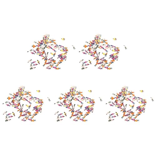 GIWFBQTR 500 Stueck Z Massstab 1 : 200 Mischung Zug Modell Figuren Passagiere von GIWFBQTR