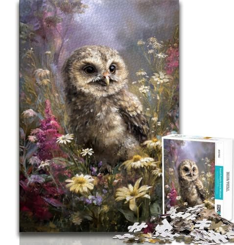 Puzzles für Erwachsene und Jugendliche, 1000 Teile, Eule, Spielzeug, Lernspiele, Stressabbau, einzigartige Geburtstags- und Geschenkideen, 75x50cm Puzzles für Erwachsene und Jugendliche, 1000 Teile, Eule, Spielzeug, Lernspiele, Stressabbau, einzigartige Geburtstags- und Geschenkideen, 75x50cm von GKJPOXZJ