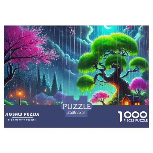 Fantasie Nacht Szene 1000 Teile Puzzle Für Erwachsene Und Kinder Ab 12 Jahren Herausforderndes Geschicklichkeitsspiel Für Die Ganze Familie Familienspiel Geschenk Für Liebhaber Oder Freunde 38x26cm/10 Fantasie Nacht Szene 1000 Teile Puzzle Für Erwachsene Und Kinder Ab 12 Jahren Herausforderndes Geschicklichkeitsspiel Für Die Ganze Familie Familienspiel Geschenk Für Liebhaber Oder Freunde 38x26cm/10 von GKWEQPQWK
