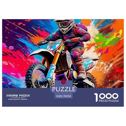 Offroad Motorrad 1000 Teile Puzzle Für Erwachsene Und Kinder Ab 12 Jahren Herausforderndes Geschicklichkeitsspiel Für Die Ganze Familie Familienspiel Geschenk Für Liebhaber Oder Freunde 70x50cm/10 Offroad Motorrad 1000 Teile Puzzle Für Erwachsene Und Kinder Ab 12 Jahren Herausforderndes Geschicklichkeitsspiel Für Die Ganze Familie Familienspiel Geschenk Für Liebhaber Oder Freunde 70x50cm/10 von GKWEQPQWK