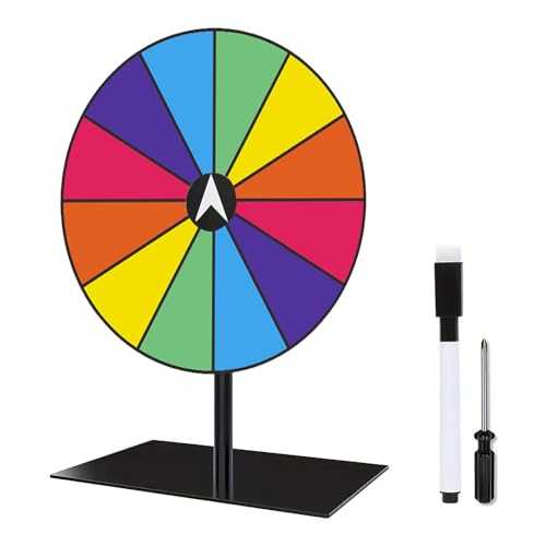 Acrylregenbogen Spinnings Wheel Prize Spielbrett Mit Abnehmbarem Ständer Und Drys Löschen Marker Für Klassenzimmer Party Glattes Acrylpreise Rad Acrylregenbogen Spinnings Wheel Prize Spielbrett Mit Abnehmbarem Ständer Und Drys Löschen Marker Für Klassenzimmer Party Glattes Acrylpreise Rad von GKYQVE