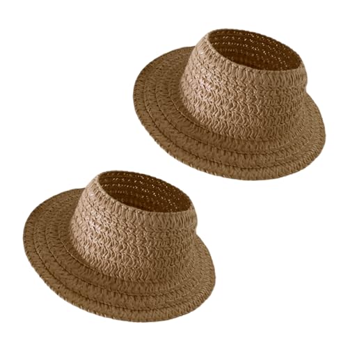GKYQVE 2. Miniaturpuppen Strohhut Mit Offenen Top Design Dress Up Partys Und Spielzeugzubehör Mehrfarbig Atmungsaktivem Leerem GKYQVE 2. Miniaturpuppen Strohhut Mit Offenen Top Design Dress Up Partys Und Spielzeugzubehör Mehrfarbig Atmungsaktivem Leerem von GKYQVE