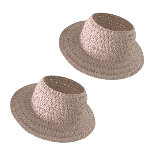 GKYQVE 2. Miniaturpuppen Strohhut Mit Offenen Top Design Dress Up Partys Und Spielzeugzubehör Mehrfarbig Atmungsaktivem Leerem GKYQVE 2. Miniaturpuppen Strohhut Mit Offenen Top Design Dress Up Partys Und Spielzeugzubehör Mehrfarbig Atmungsaktivem Leerem von GKYQVE