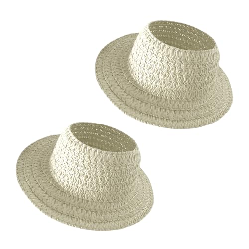 GKYQVE 2. Miniaturpuppen Strohhut Mit Offenen Top Design Dress Up Partys Und Spielzeugzubehör Mehrfarbig Atmungsaktivem Leerem GKYQVE 2. Miniaturpuppen Strohhut Mit Offenen Top Design Dress Up Partys Und Spielzeugzubehör Mehrfarbig Atmungsaktivem Leerem von GKYQVE