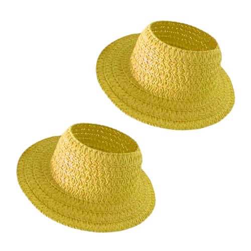 GKYQVE 2. Miniaturpuppen Strohhut Mit Offenen Top Design Dress Up Partys Und Spielzeugzubehör Mehrfarbig Atmungsaktivem Leerem GKYQVE 2. Miniaturpuppen Strohhut Mit Offenen Top Design Dress Up Partys Und Spielzeugzubehör Mehrfarbig Atmungsaktivem Leerem von GKYQVE