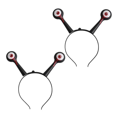 GKYQVE 2pcs Augapfelstirnbänder Für Halloween Kostüme Rollenspielpartys Und Thematische Event Kostümzubehör Acading Halloween Headwear GKYQVE 2pcs Augapfelstirnbänder Für Halloween Kostüme Rollenspielpartys Und Thematische Event Kostümzubehör Acading Halloween Headwear von GKYQVE