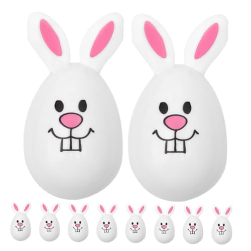 GLEAVI 10 Stück Teiliges Osterhasen Eier aus Kunststoff Befüllbare Wiederverwendbare Ostereier für Ostergeschenke Geschenkverpackung und Osterdekoration Leichte Sichere Füll Eier für GLEAVI 10 Stück Teiliges Osterhasen Eier aus Kunststoff Befüllbare Wiederverwendbare Ostereier für Ostergeschenke Geschenkverpackung und Osterdekoration Leichte Sichere Füll Eier für von GLEAVI