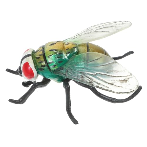 GLEAVI Realistische Kunststofffliege Simulierte Insekt Deko für Party Streich Halloween Lernmodell Bunte Detailreiche Tierfigur GLEAVI Realistische Kunststofffliege Simulierte Insekt Deko für Party Streich Halloween Lernmodell Bunte Detailreiche Tierfigur von GLEAVI