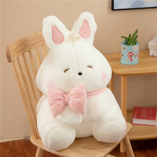 GLITZFAS Cartoon Hase Kuscheltier, Bunny Hasen Kaninchen Plüschtiere Stofftier Osterhase Puppe Geschenke für Ostern Valentinstag Kinder Baby Mädchen (35 cm) von GLITZFAS