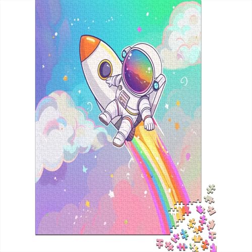 Astronaut Puzzle 1000 Teile Puzzle Erwachsene Schwieriges Schwer Puzzle Für Erwachsene Und Kinder Ab 14 Jahren Puzzel 1000pcs (75x50cm) von GLMCXSXZS