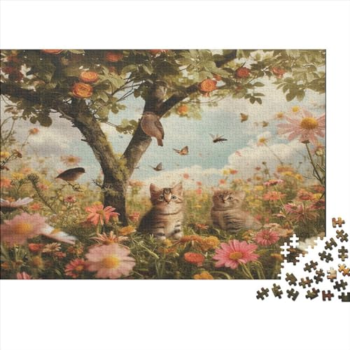 Bird Flower 1000 TeilePuzzle Sonderkollektion Holzspielzeug Birds Flowers Grass Überraschungs Erwachsene Und Kinder Klassische Puzzle Geschenk Moderne 1000pcs (75x50cm) von GLMCXSXZS