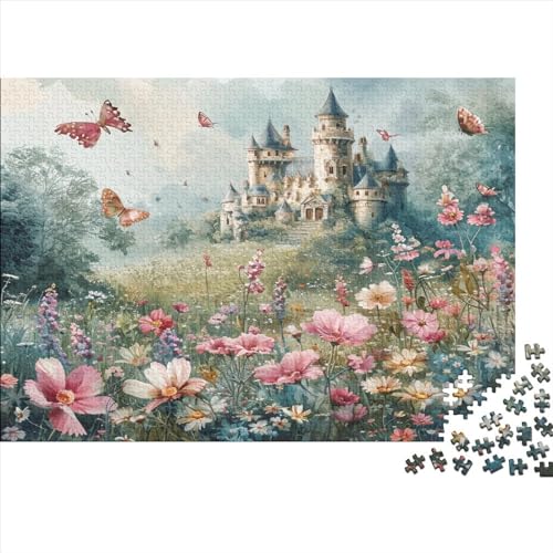 Bird Flower Puzzle 1000 Teile Sonderkollektion Holzspielzeug Birds Flowers Grass Überraschungs 14 Jahren Puzzle Motiv Vorlage Puzzle Schwer Für Wohnkultur 1000pcs (75x50cm) von GLMCXSXZS