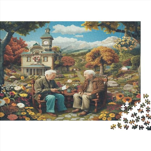 Chickens Puzzle 1000 Teile Sonderkollektion Holzspielzeug Chickens Einzigartiges Erwachsene Und Kinder Erwachsene Puzzle Kit Wohnkultur 1000pcs (75x50cm) von GLMCXSXZS