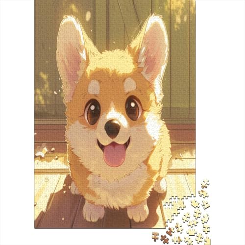 Corgi Puzzle 1000 Teile, Erwachsene, Klassische Puzzle, Impossible Puzzle,GesKükenlichkeitsspiel Für Die Ganze Familie Erwachsenenpuzzle Ab 14 Jahren Puzzel 1000pcs (75x50cm) von GLMCXSXZS