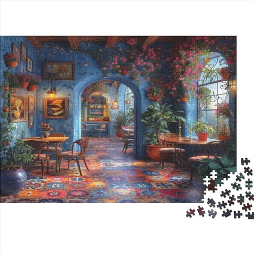 Cosy Cottage Puzzle 300 Teile Premium Holzspielzeug Cosy Cottage Einzigartiges 14 Jahren Puzzle Klassische Puzzle Wohnkultur 300pcs (40x28cm) von GLMCXSXZS