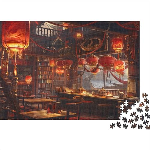 Cosy Cottage Puzzle 500 Teile Premium Holzspielzeug Cosy Cottage Überraschungs 14 Jahren Puzzle Klassische Puzzle Wohnkultur 500pcs (52x38cm) von GLMCXSXZS