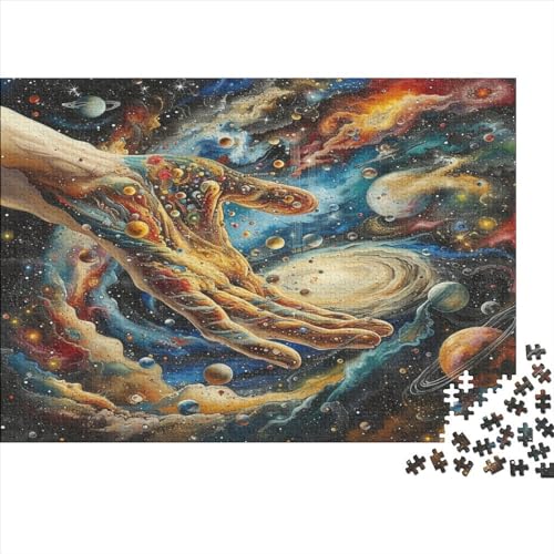 Interstellar. Planet Puzzle 1000 Teile Premium Holzspielzeug Interstellar Starry Sky Einzigartiges Erwachsene Und Kinder Klassische Puzzle Wohnkultur 1000pcs (75x50cm) von GLMCXSXZS