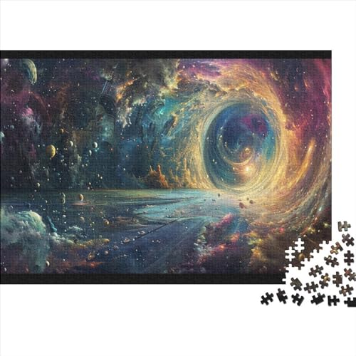 Interstellar. Planet Puzzle 500 Teile Premium Holzspielzeug Interstellar Starry Sky Einzigartiges Erwachsene Und Kinder Klassische Puzzle Wohnkultur 500pcs (52x38cm) von GLMCXSXZS