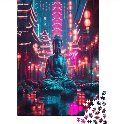 Künstlerische Buddha Statuen Puzzle 1000 Teile Puzzle Für Erwachsene Und Kinder Ab 14 Jahren,Puzzlespiel Erwachsenen Puzzlespiel Puzzel 1000pcs (75x50cm) von GLMCXSXZS