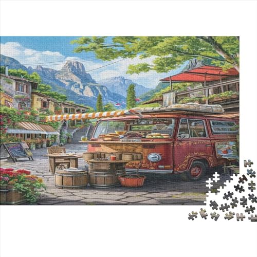 Outdoor Camping Puzzle 1000 Teile Premium Holzspielzeug Camping Outdoor Überraschungs 14 Jahren Puzzle Klassische Puzzle Geschenk Moderne 1000pcs (75x50cm) von GLMCXSXZS