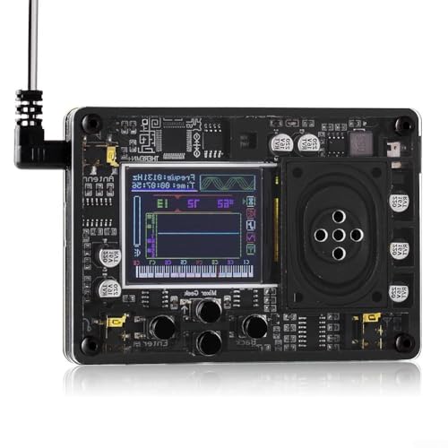 Mini Theremin Musikinstrument, elektronisch, kreatives Instrument, mit Bildschirm, neuer Rhythmus-Maschine, in sich geschlossenen Lautsprechern und steckbaren Antennen von GLOBALHUT