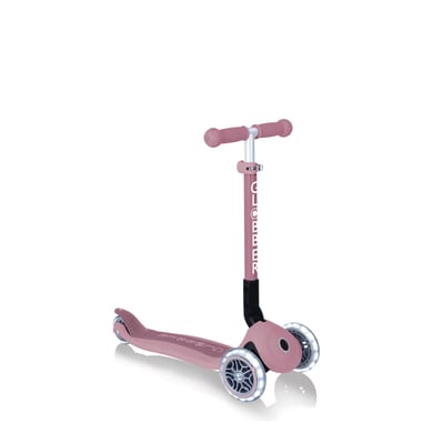 GLOBBER Faltbarer Junior Scooter Lights Eco, beere von GLOBBER