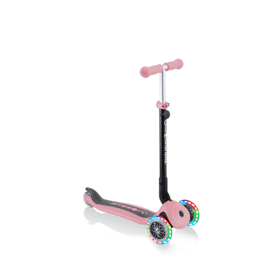 GLOBBER GO-UP 4-in-1 FOLDABLE LIGHTS pastellrosa - mit Leuchtrollen von GLOBBER