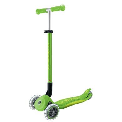 GLOBBER PRIMO FOLDABLE PLUS LIGHTS grün-lime grün, mit Leuchtrollen von GLOBBER