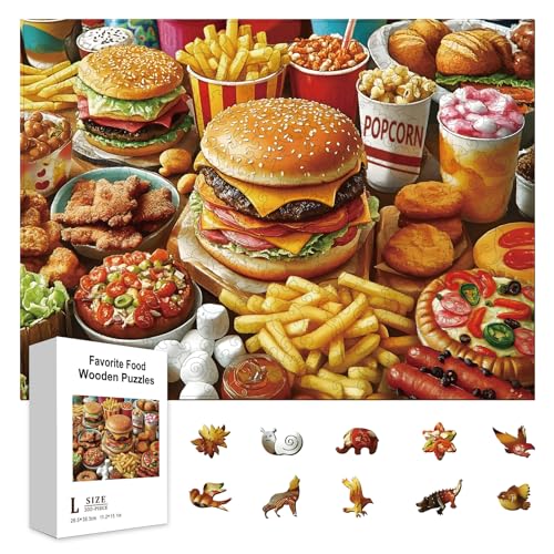 GLOBLELAND Holzpuzzle Erwachsene 300 Teile Holzpuzzles Lieblingsessen Wooden Puzzle Unregelmäßige Einzigartige Puzzle für Erwachsene und Kinder Kreatives Weihnachten Geschenke GLOBLELAND Holzpuzzle Erwachsene 300 Teile Holzpuzzles Lieblingsessen Wooden Puzzle Unregelmäßige Einzigartige Puzzle für Erwachsene und Kinder Kreatives Weihnachten Geschenke von GLOBLELAND