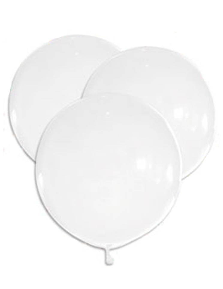 Latexballon Luftballon Ballon Dekoration Hochzeit 5 Stück weiss 47 cm von GLOBOLANDIA