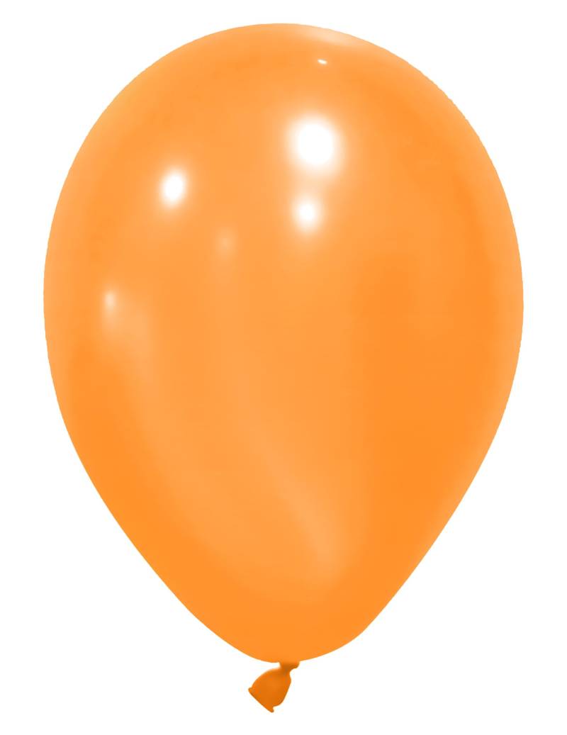 Luftballons Ballons Party-Deko 100 Stück orange 27cm von GLOBOLANDIA