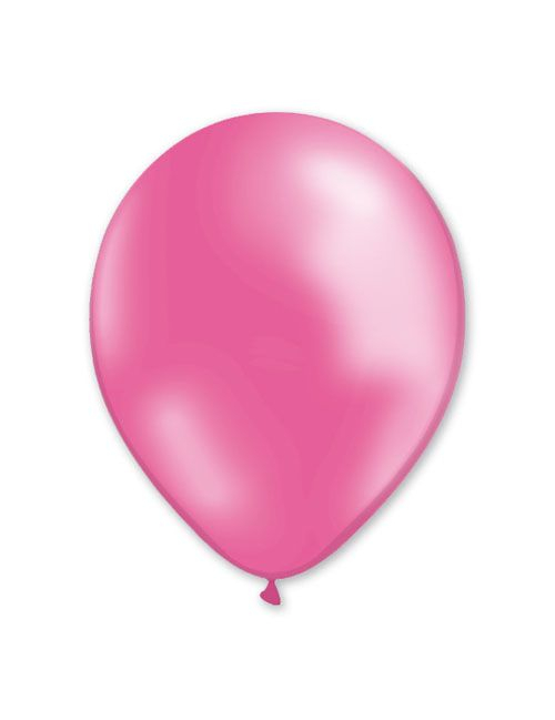 Metallic Luftballons Ballons Party-Deko 100 Stück rosa 30cm von GLOBOLANDIA