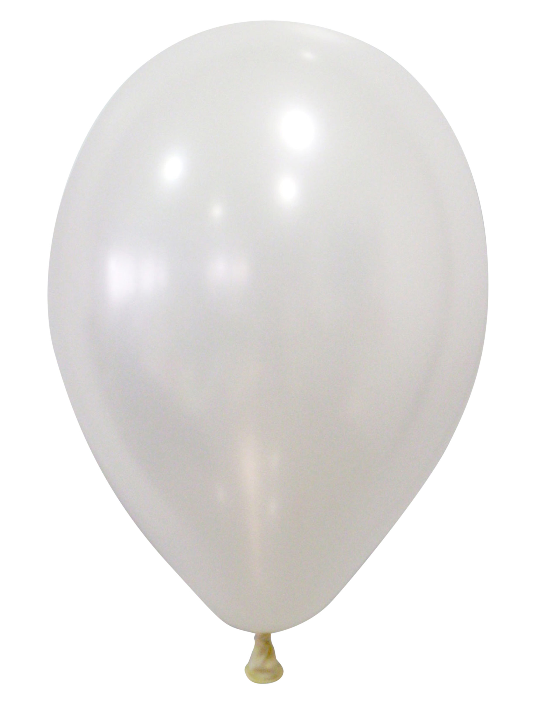 Metallic Luftballons Ballons Party-Deko weiss 50 Stück 30cm von GLOBOLANDIA