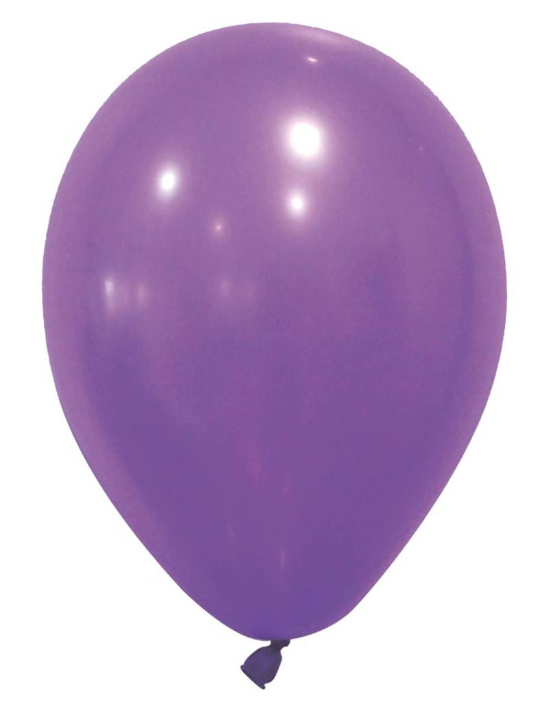 Party-Luftballons Party-Deko 12 Stück violett 28cm von GLOBOLANDIA