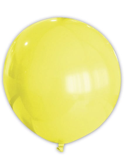 Riesen Party Dekoration XXL Luftballon gelb 80 cm von GLOBOLANDIA