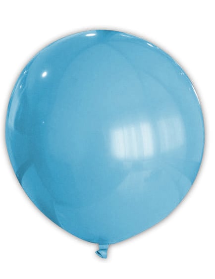 Riesen Party Dekoration XXL Luftballon hellblau 80 cm von GLOBOLANDIA